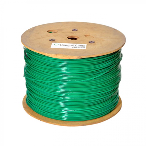 [CAB.01.083] [027023V-B] Cable THHN 14 Awg verde bobina 152.4 metros
