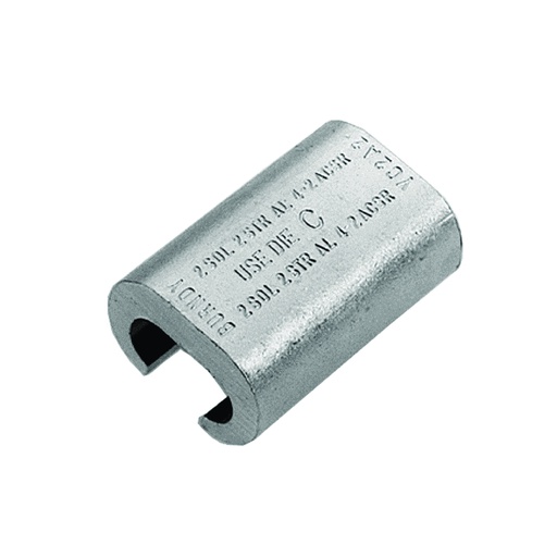 [CAB.06.027] [YC25A25] Conector de compresión para cable 1/0 - 1/0 ACSR CAL4