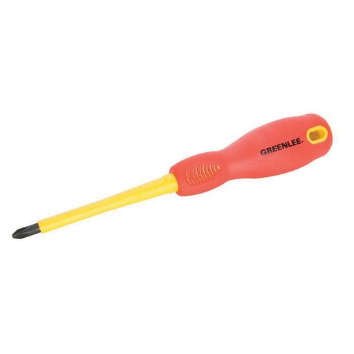 [HER.07.012] [0157-17I] GREENLEE Desarmador Phillips® # 1 de 7-1/8" aislado hasta 1000V