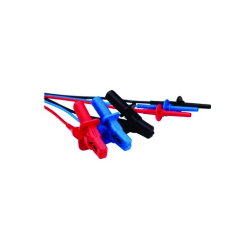 [HER.07.041] [1002-534] Megger 1002-534 Set de 3 cables aislados de 10 Ft (3 M), 10KV, CAT IV 600V