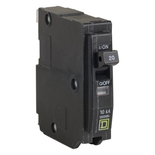 [DIS.01.485] [QOW130] Breaker termomagnético de enchufar QOW130, 1P, 30A, 120/240V, 10 kA
