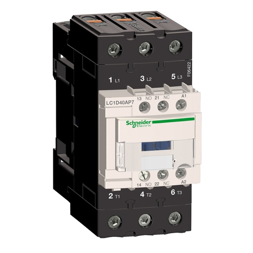 [AUT.01.298] [LC1-D50AFE7] Contactor 50A, 3P, bobina de 115V AC, AC-3 <=440V, 60HZ, 1NA+1NC, TeSys D