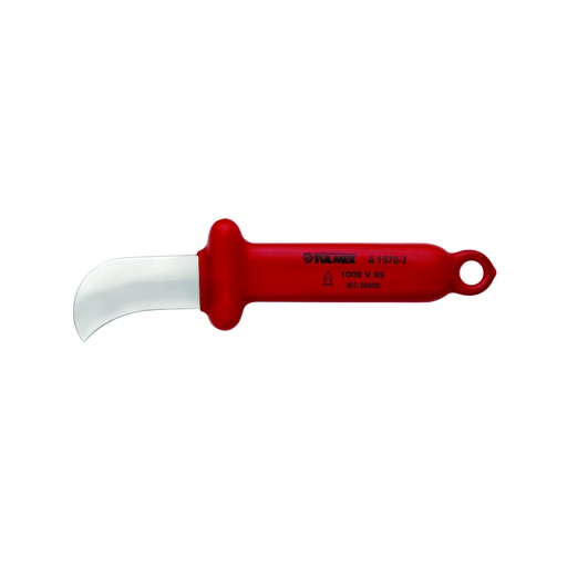 [HER.01.049] [A1570-3] TULMEX Cuchilla curva aislada de 7"