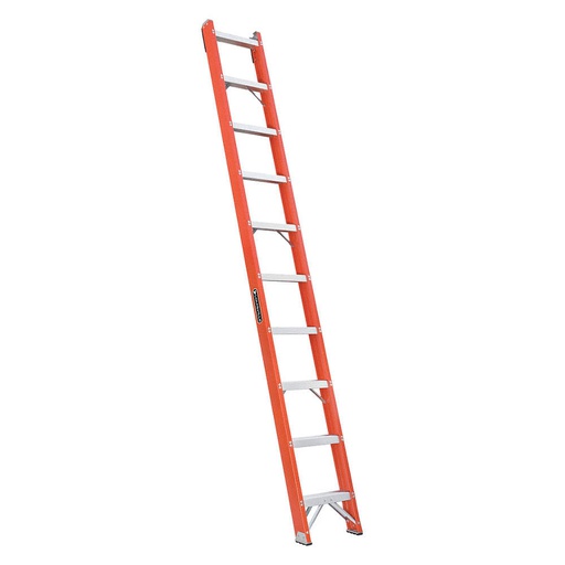 [HER.04.399] [FH1010] LOUISVILLE FH1010 Escalera de fibra de vidrio 1 sección 10' 300lbs