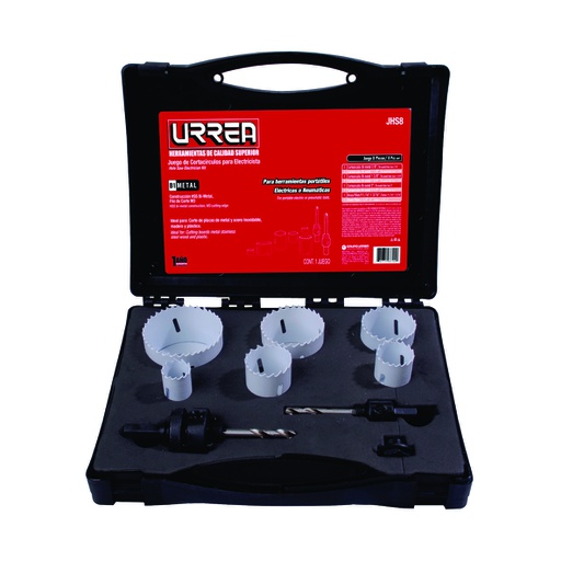 [HER.04.509] [JHS8] URREA Juego de 8 sacabocados