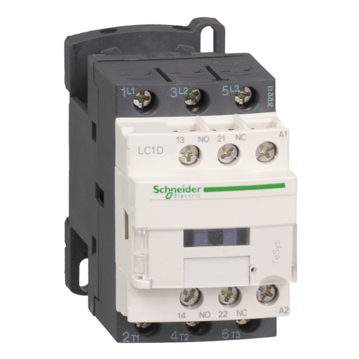[AUT.01.311] [LC1-D09P7] Contactor 9A, 3P, bobina de 230V AC, AC-3 <=440V, 60HZ, 1NA+1NC, TeSys D