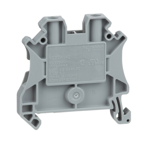 [AUT.04.031] [NSYTRV42] Borne protección tierra con tornillo 4mm² 32A 1x1