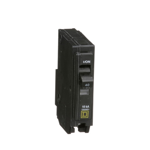 [DIS.01.335] [QO140] Breaker termomagnético de enchufar QO140, 1P, 40A, 120/240V, 10kA