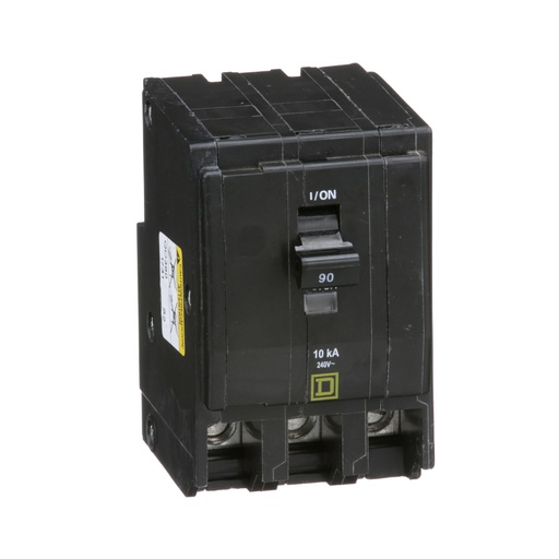 [DIS.01.362] [QO390] Breaker termomagnético de enchufar QO390, 3P, 90A, 120/240V, 10kA