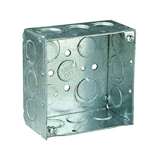 [CAN.01.018] [52171-1/2] Caja 4"x4"x2-1/8" KO ½"