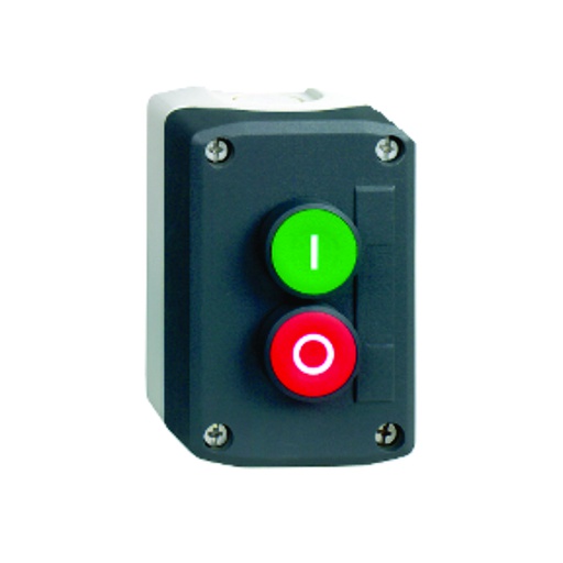 [AUT.04.042] [XALD213] Caja de control XAL-D con 2 pulsadores, "''I'''' verde 1 NO, ''O'' rojo 1 NC, Harmony XALD