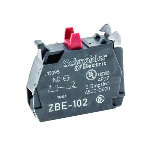 [AUT.04.015] [ZBE102] Bloque de contacto para botón de control ZBE102, ZBE Ø 22 -1 NC Harmony XB4