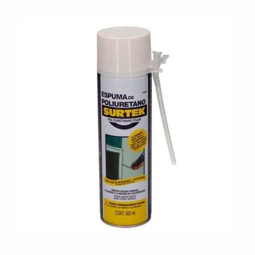 [HER.04.522] [113501] SURTEK Espuma de poliuretano uso general de 500 ml