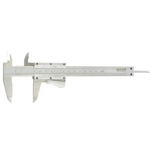 [HER.04.604] [122206] SURTEK Calibrador pie de rey con autolock de 0 - 6"