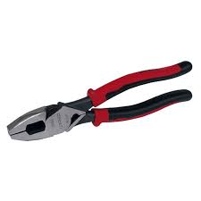 [HER.01.203] [259GHLV] URREA Tenaza bimaterial para electricista, corte lateral con ponchacable de 9" aislada hasta 1000V