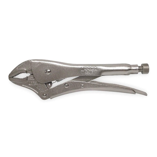 [HER.01.204] [292WR] URREA Pinza de presión uso industrial quijada curva con corta alambre de 10"