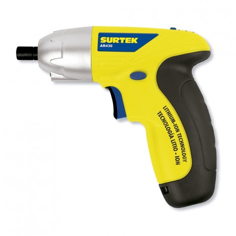 [HER.03.169] [AR436] SURTEK Desarmador inalámbrico de ¼" con batería recargable de 3.6V litio-ion