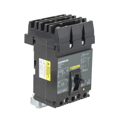 [DIS.01.1324] [FA36070] Breaker termomagnético I-Line FA36070, 3P, 70A, 600V, 18kA