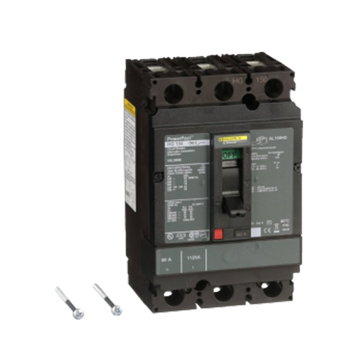 [DIS.01.447] [HJL36100] Breaker termomagnético industrial HJL36100, 3P, 100A, 600V,25kA