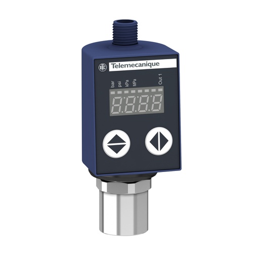 [AUT.02.120] [XMLR010G1P26] Sensor de presión XMLR, conexión hembra, 0 – 10 bar, 1 DC salida de conmutación/estado sólido, PnP, DC 4 – 20 mA de salida, 1/4" -18 NPT