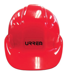 [HER.05.070] [USH01R] URREA Casco de seguridad con ajuste de matraca rojo