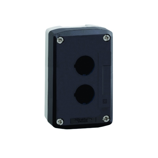 [AUT.07.013] [XAL-D02] Caja plástica vacía XAL-D para dos pulsadores de 22mm, Harmony XALD