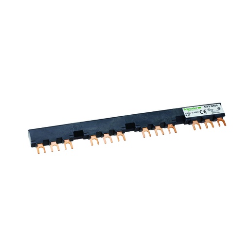 [AUT.01.262] [GV2G454] Barra colectora tipo peine, 4 derivaciones, 54mm, 3P, 63A, 690V, compatible con GV2ME/LC1D09-40