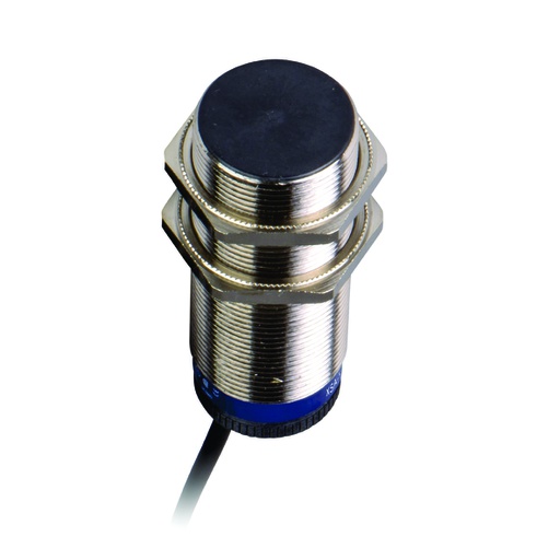 [AUT.02.058] [XSAV12801] XSAV12801 Sensor de proximidad inductivo para monitoreo de rotación XSA M30, metálico, Sn 10mm, 120→3000 c/mn, 24→240V AC/DC, cable 2 metros, OsiSense XS