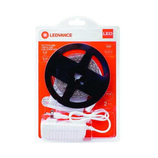 [ILU.01.984] [900862440] LEDVANCE Cinta LED Ecokit 4.8W/m, 400Lms/m, 4000K, luz neutra, 5 metros