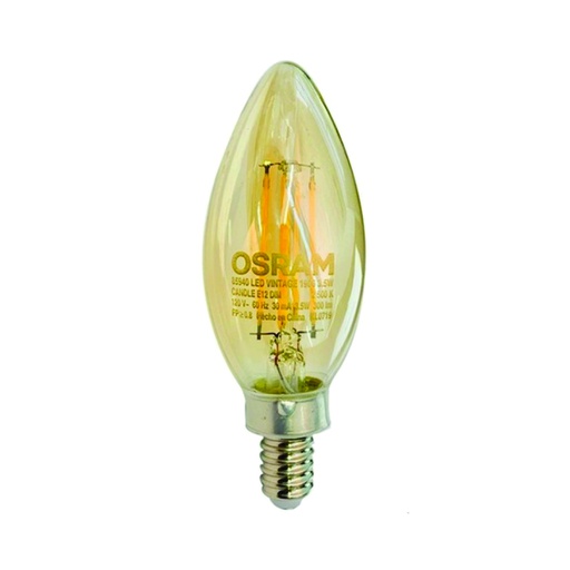 [ILU.06.553] [950859400] OSRAM Bombillo LED vintage candela dimmeable, 3.5W, 3500K, luz cálida