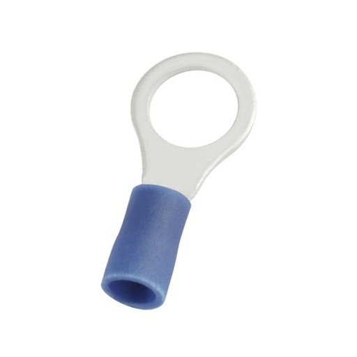 [CAB.09.149] [TP-2.5-4] Terminal de ojo para cable aislado TP-2.5-4 azul para cable16-14 AWG