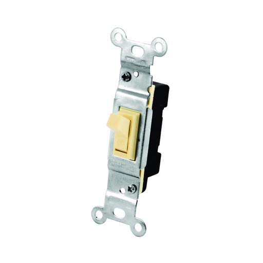 [WIR.03.786] [YQTS315LA] Interruptor sencillo 15A, 120-277V, 3 way, light almond, UL