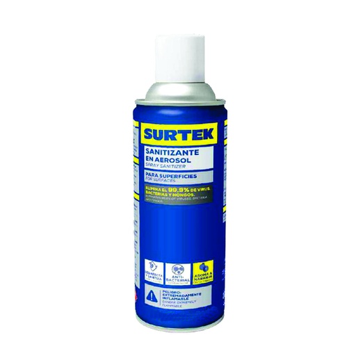 [HER.09.016] [SAN01] SURTEK Sanitizante en aerosol 250 ml biodegradable