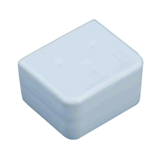 [COM.01.051] [DXN11055] DEXSON Tapa final blanco de 20mm x 20mm