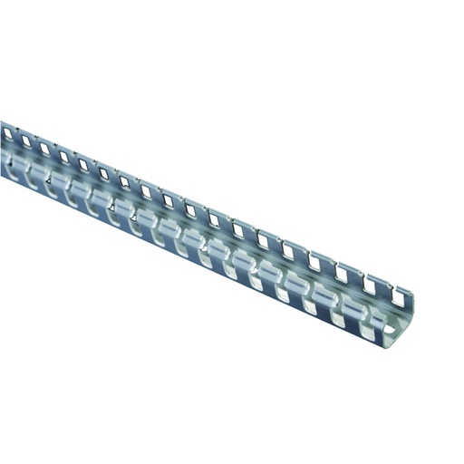 [COM.01.108] [DXN10032] DEXSON Canaleta ranurada gris de 25mm x 25mm x 2 metros