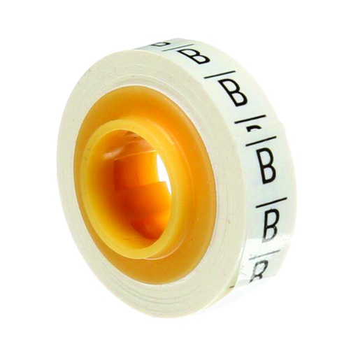 [CIN.01.002] [SDR-B] Marcador para cable "B" blanco de poliéster de 0.22" ancho x 96.00"largo