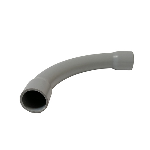 [CAN.10.008] [CPVC-40901/2] Curva PVC eléctrico C-40 de ½" 90° lisa