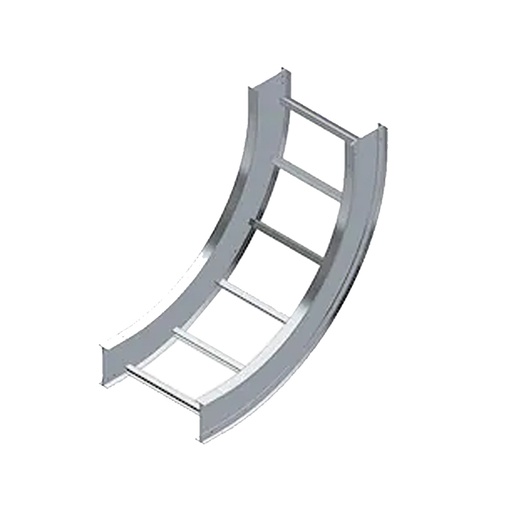 [CAN.11.065] [12-90VI12] Curva 90 ̊ vertical para bandeja tipo escalerilla de 12" radio x 12"ancho x 4" alto