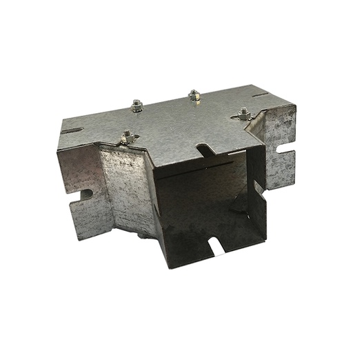 [CAN.11.074] [22HST-GV] T galvanizada de 2½" para ducto cuadrado