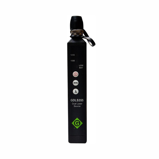 [HER.07.020] [GDLS_355] GREENLEE Fuente de luz para prueba de fibra óptica doble laser1310→1550nm salida de tono de 2kHZ