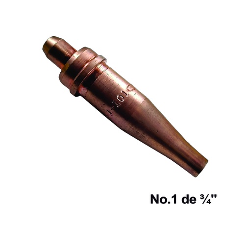 [HER.08.001] [1-1-101] Boquilla recta de corte para acetileno # 1 de ¾"